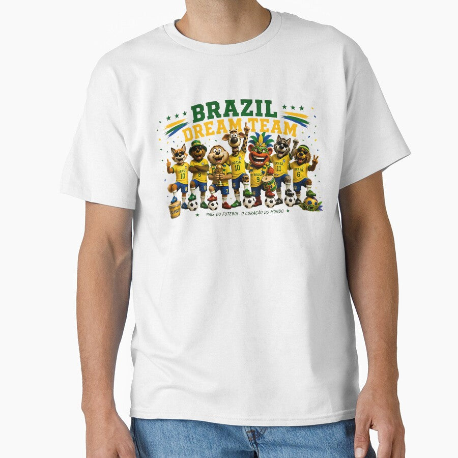 Funny Brazil Soccer Dream Team Shirt by WabiSabiSjak