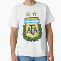 Argentina FA Inspired Crest – World Champions Football Emblem Design by RAVisuals