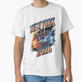 New York 2026 MetLife Stadium Skyline T-Shirt V14 by DarylWelsh2024