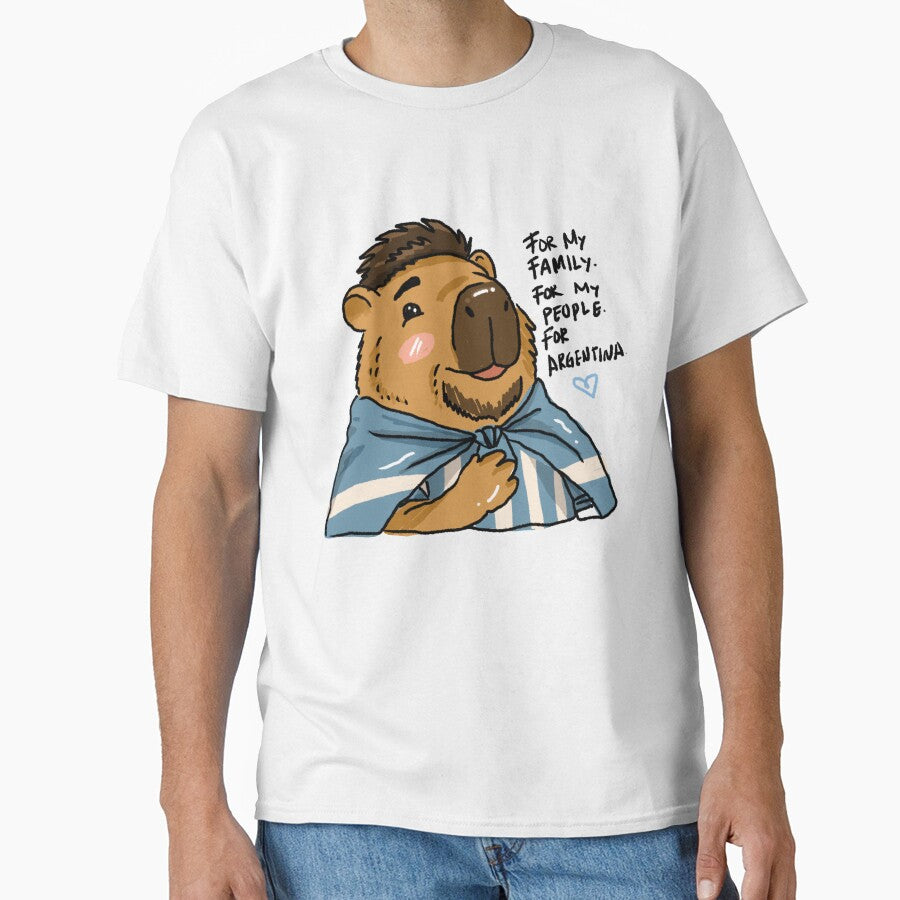 Awkward Animal Hat Club – For My Family, For My People, For Argentina Capybara | World Cup 2026 Sticker by chupichapa