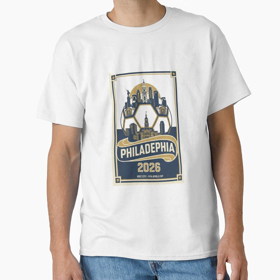 Philadelphia 2026 – Vintage Soccer Host City Tee by ArthUpscale
