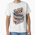Kansas City 2026 Arrowhead Stadium Football T-Shirt V20 by DarylWelsh2024