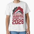 Kansas City 2026 Arrowhead Stadium Football T-Shirt V3 by DarylWelsh2024
