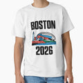 Boston 2026 New England Soccer Souvenir T-Shirt V21 by DarylWelsh2024