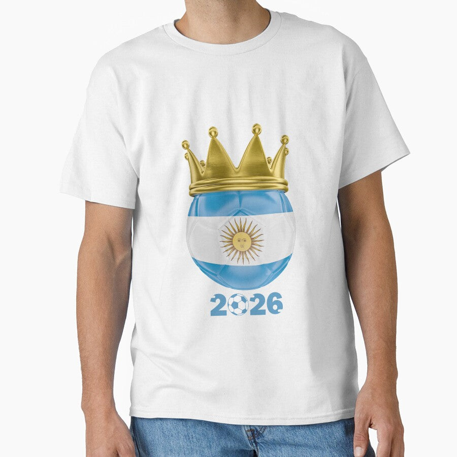 Argentina Football Champion Crown 2026 by AchraffPrint