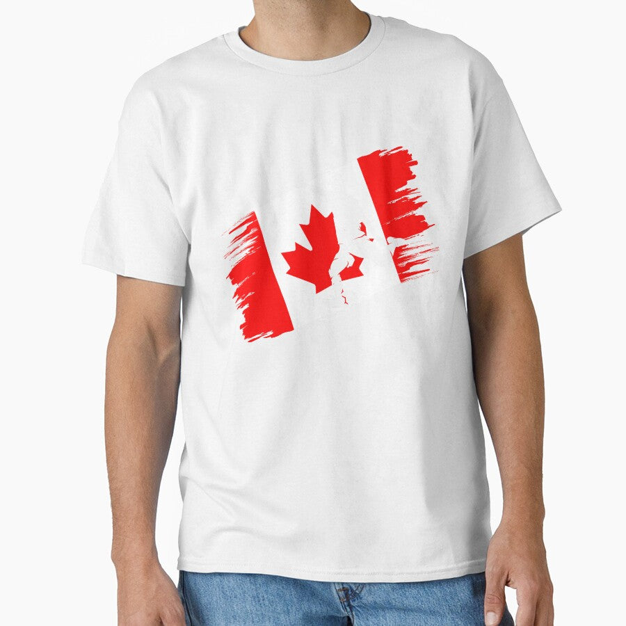 Canada Flag Football Soccer Fan Jersey by xtocky
