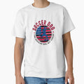 soccer dad - usa flag logo design by pirminio