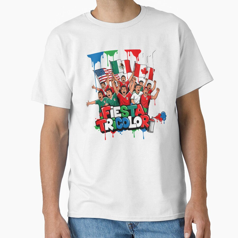 Fiesta Tricolor Soccer Fans Graffiti Streetwear by M.Store