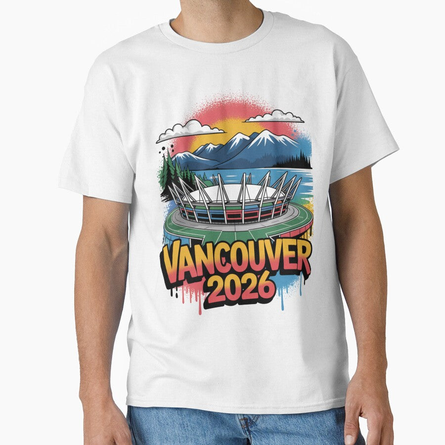 Toronto 2026 Skyline T-Shirt V15 by DarylWelsh2024