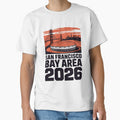 San Francisco Bay Area Golden Gate Stadium T-Shirt V3 by DarylWelsh2024