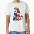 Vintage Panama flag Crowned Soccer Ball by QuiteOrbit