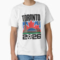 Toronto 2026 CN Tower Stadium Skyline T-Shirt V8 by DarylWelsh2024