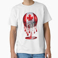 Canada Soccer Ball Drip Melting Canadian Flag by FunToTheFullest