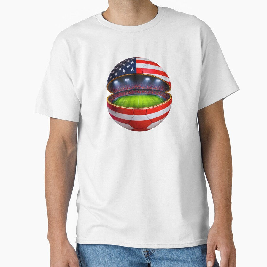 USA Soccer Stadium Ball Design by FunToTheFullest