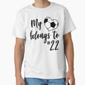 My Heart Belongs to #22 Soccer Heart Jersey Number product by nikkidawn74