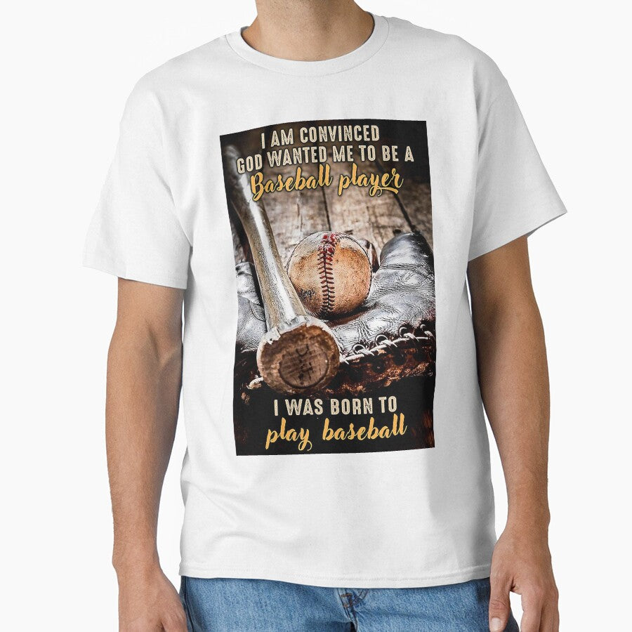 Baseball Bat And Ball I Was Born To Play Baseball Poster by kathrynlice