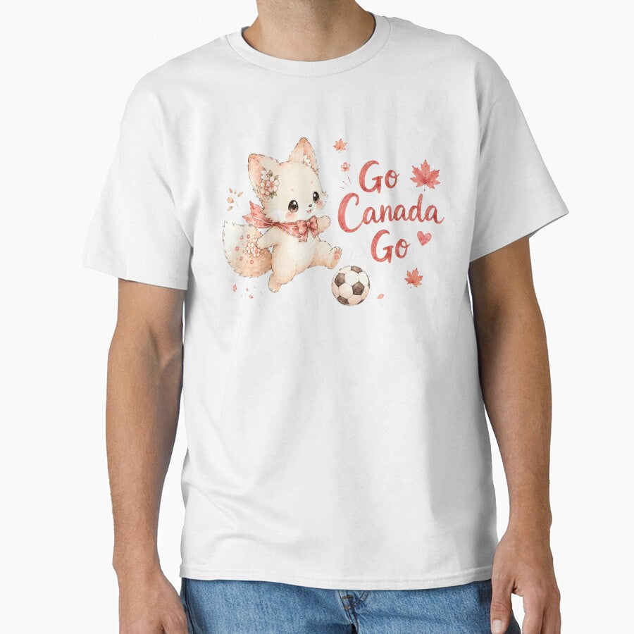 Go Canada Go Cute Tinia Bunny-Fox⁠ by Tingmade Studio