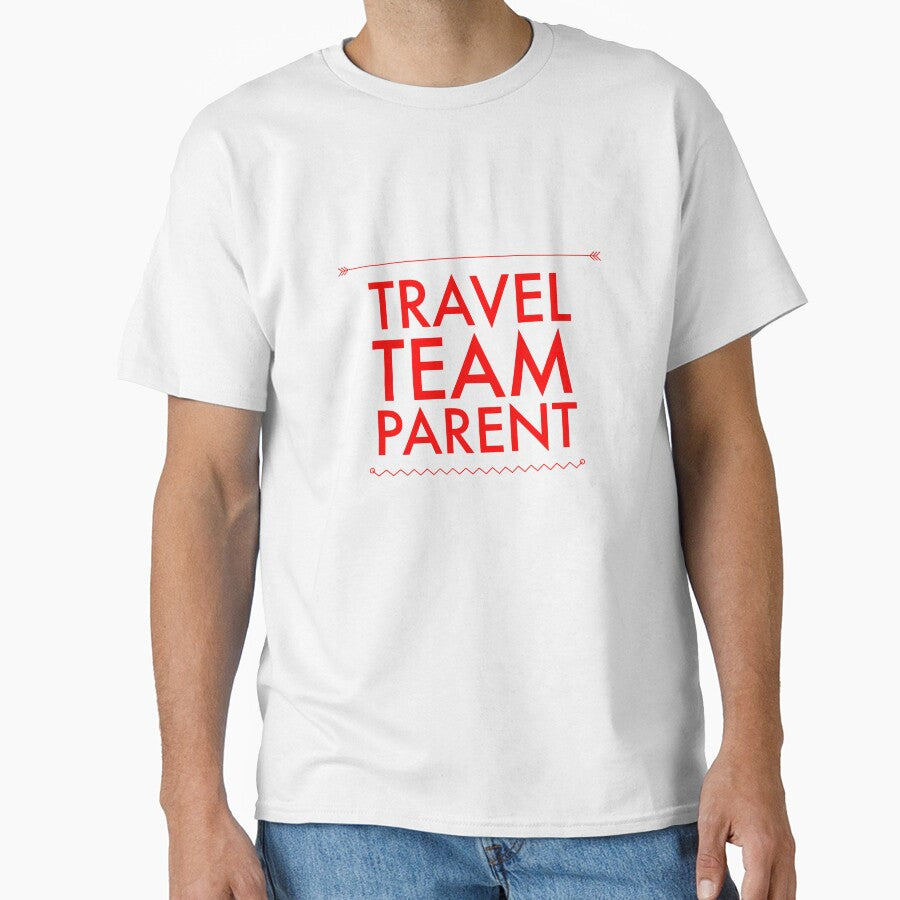 Travel Team Parent Red Print by brodienochie