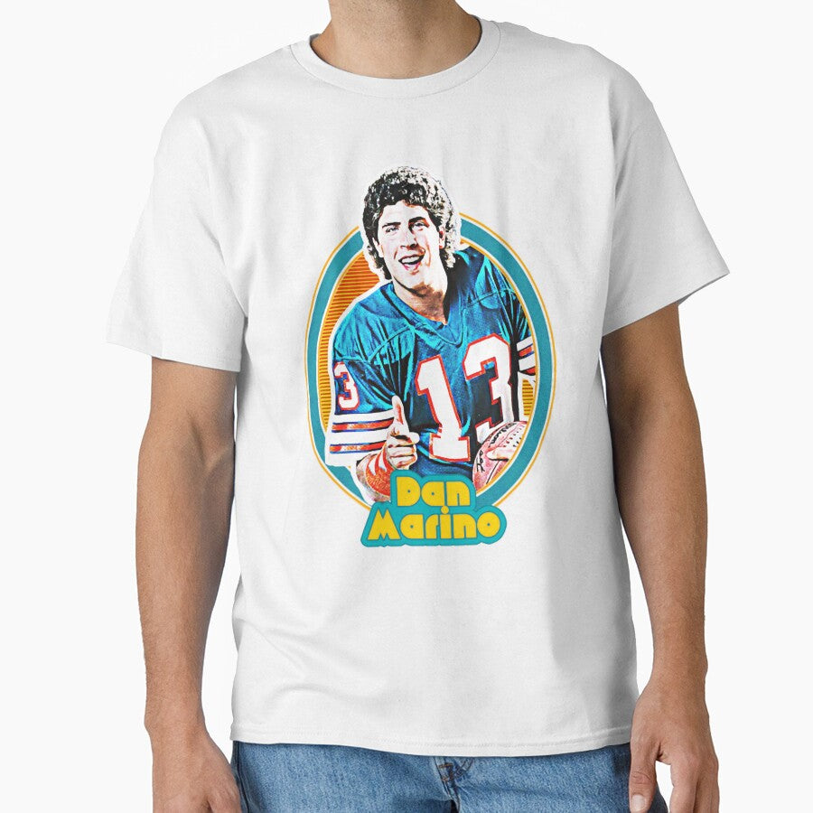 Dan Marino Retro 80s Football by PebblesunShop