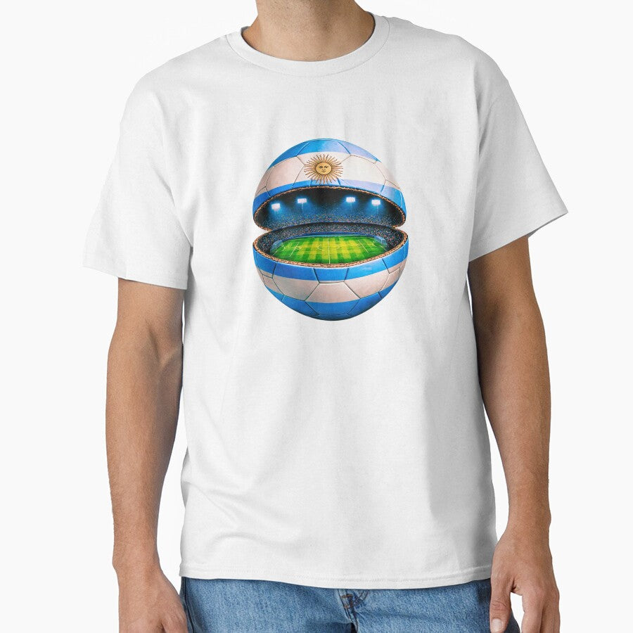 Argentina Soccer Stadium Ball Design by FunToTheFullest