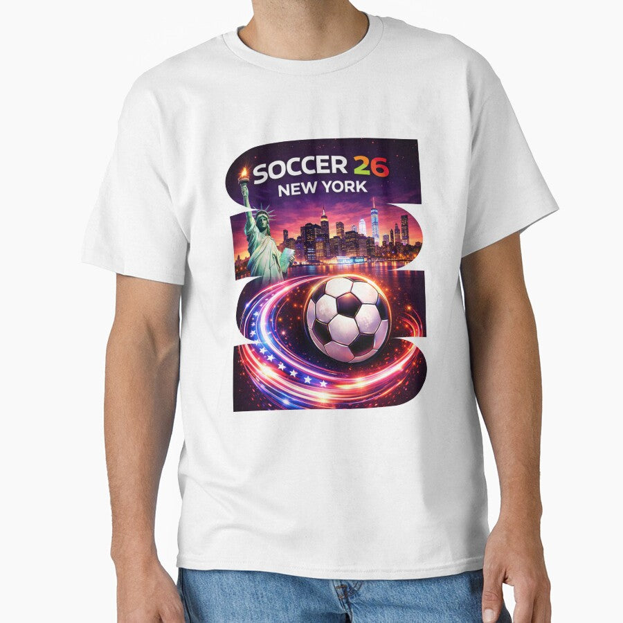 New York Soccer 2026 Shirt, Soccer 26 New York City Fan Tee, NYC Soccer Graphic by MK-Charlie
