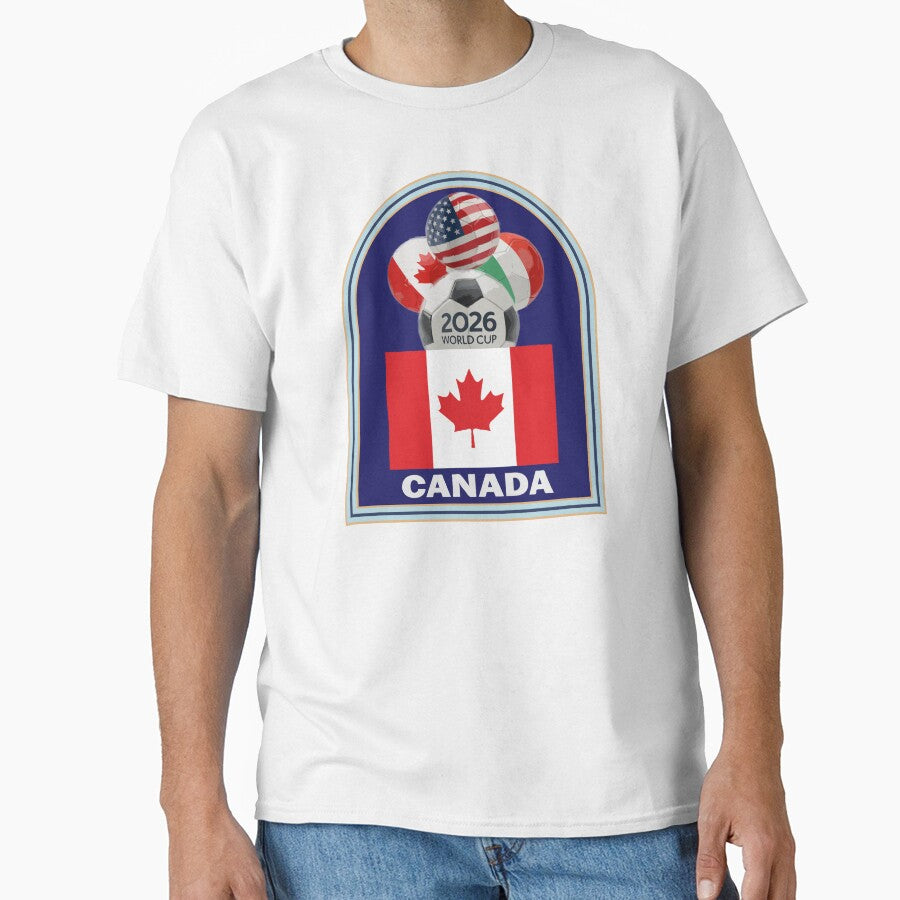 Canada 2026 Soccer T-shirt by benchpod47