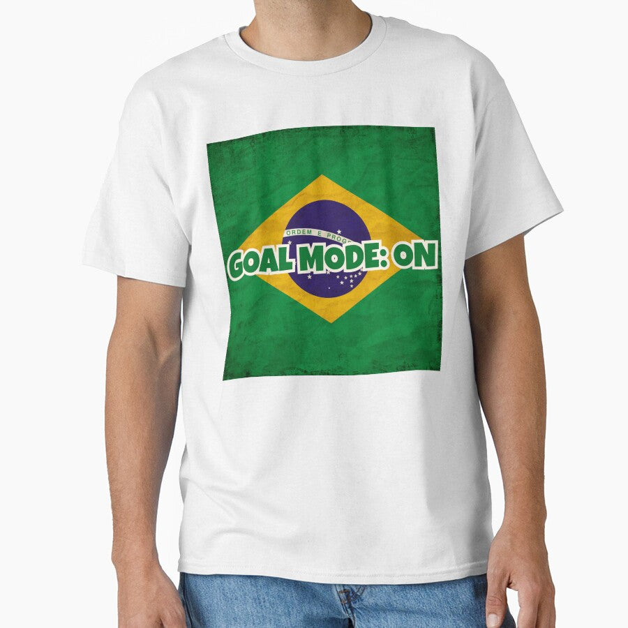 Brazil Soccer Fan Shirt – GOALMODE: ON Football Tee by LovelyHappyGift