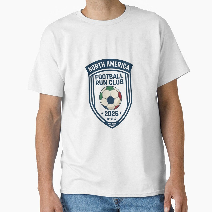 North America 2026 Football Run Club Vintage Soccer by PictoVibe