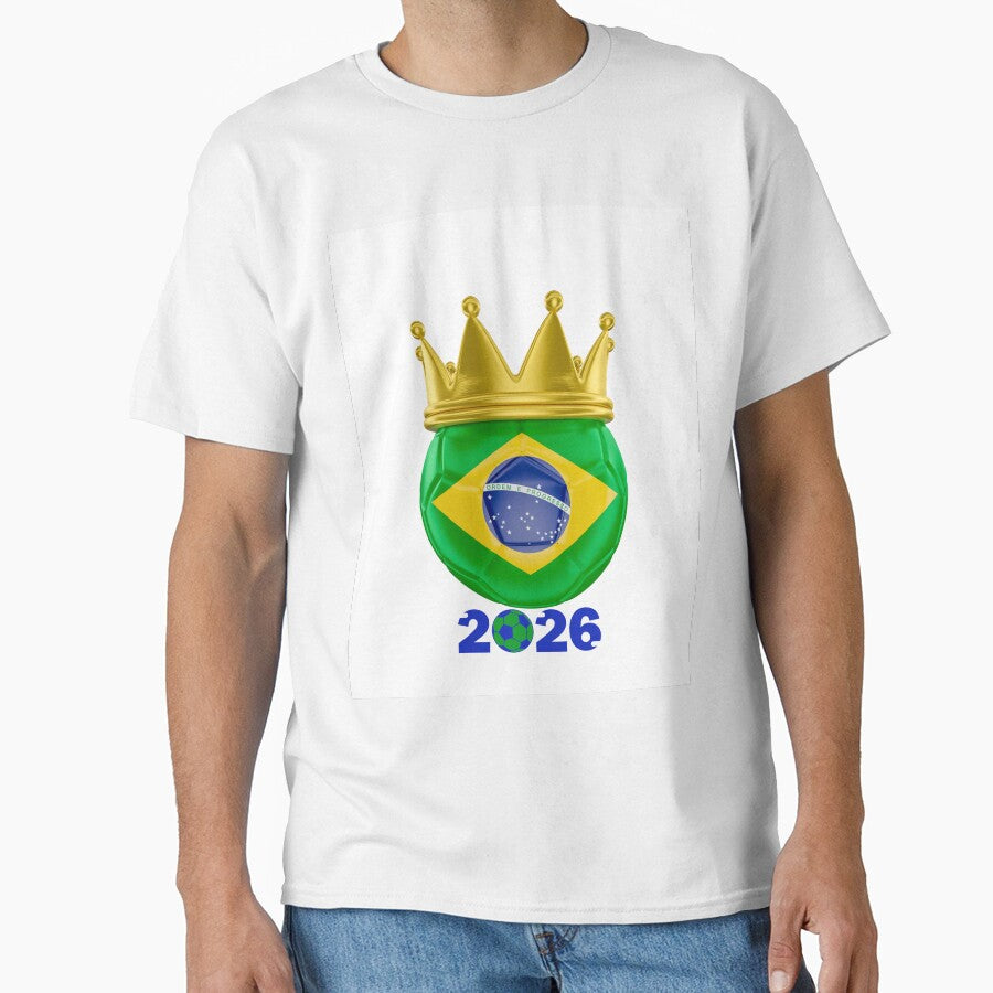Brazil Football Champion Crown 2026 by AchraffPrint