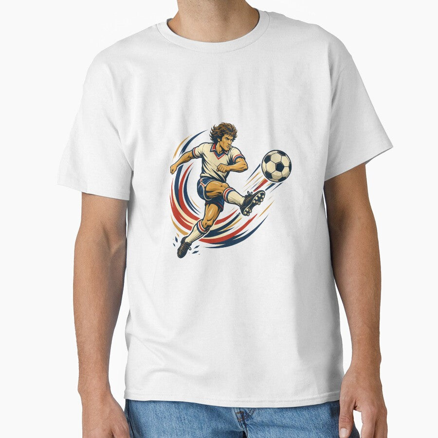 USA Vintage Soccer T-Shirt | Retro Football Design by wizooo411