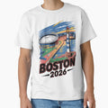 Boston 2026 New England Soccer Souvenir T-Shirt V17 by DarylWelsh2024