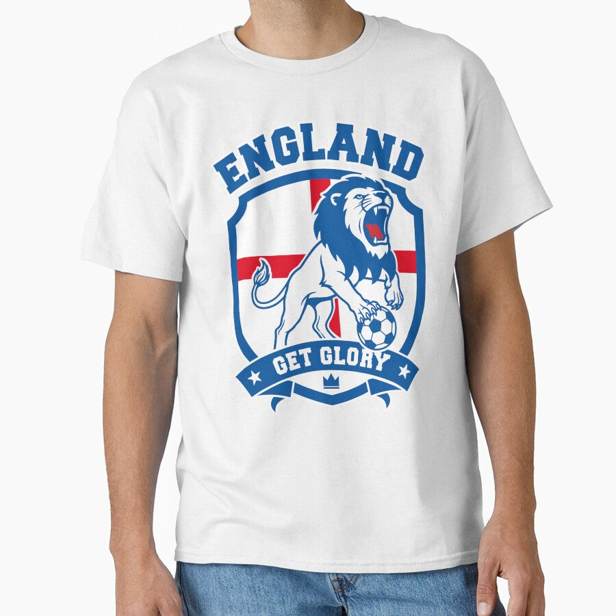 England Soccer Roaring Lion Crest For Loyal Sports Fans by roarsomethings