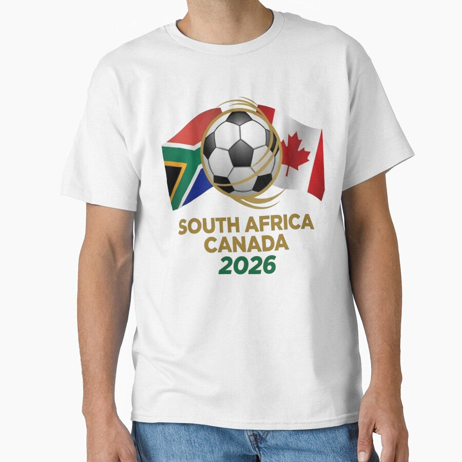 South Africa vs Canada 2026 Soccer Match Poster by Nexus Space
