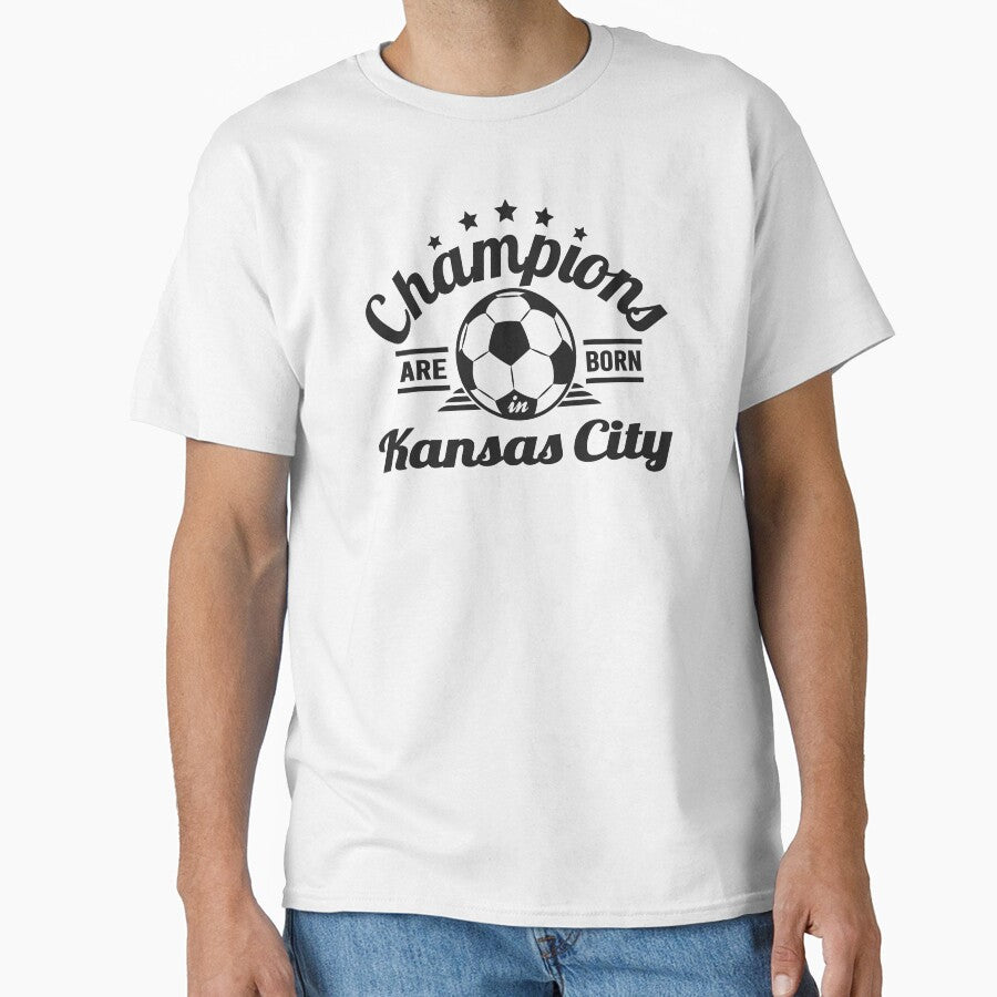Champions Are Born In Kansas City , Soccer fans vintage gift by lamjar-art