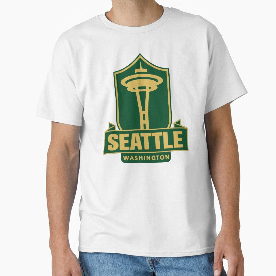 Seattle space needle gold by VRedBaller