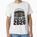 Guadalajara 2026  Mexico Football Soccer Souvenir T-Shirt V2 by DarylWelsh2024