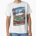 San Francisco Bay Area Golden Gate Stadium T-Shirt V24 by DarylWelsh2024