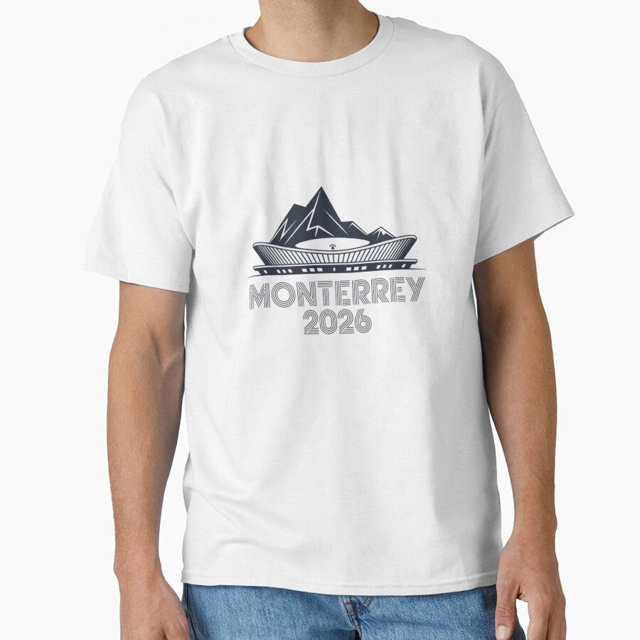 Monterrey 2026 Cerro de la Silla Mountain T-Shirt V11 by DarylWelsh2024