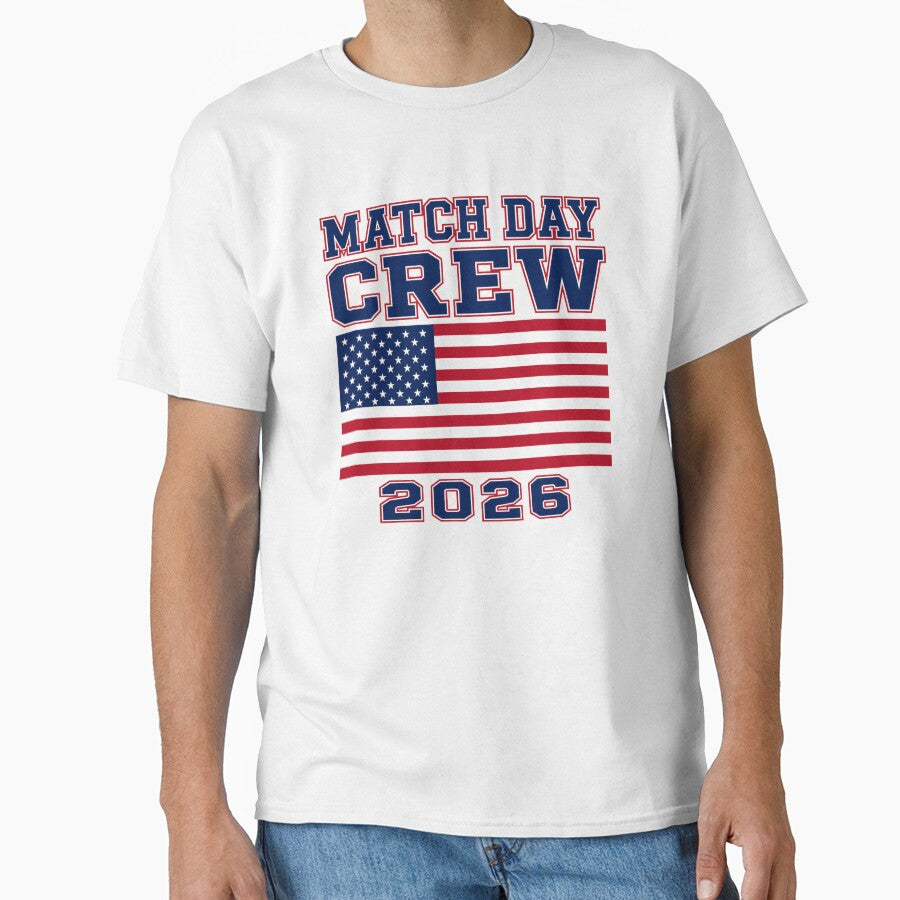 USA Match Day Crew 2026 Football Fan Design by OfficeFighter
