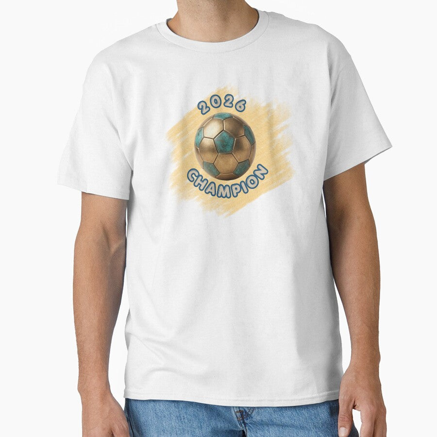 Retro 2026 Soccer Champion T-Shirt, Vintage Style Football Graphic Top, Soccer Player Gift, Championship Fan Gear by wshStudio