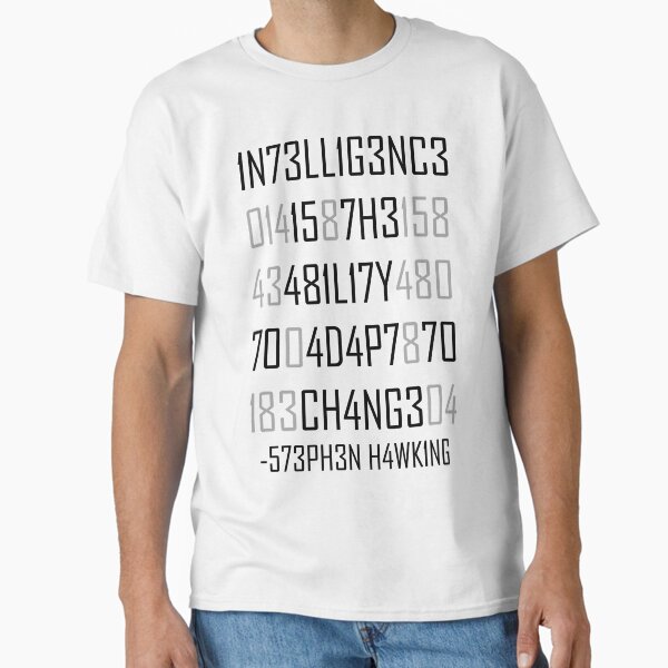 Adapt or Die Encoded Classic T-Shirt