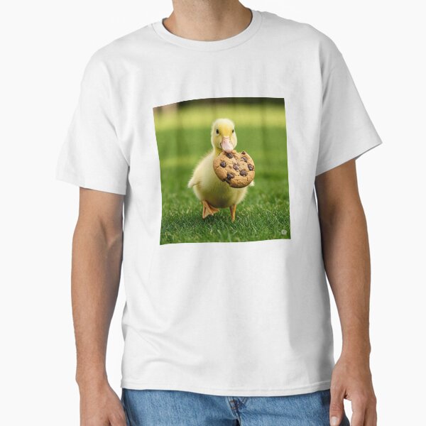 Baby duck Eating Cookie Classic T-Shirt