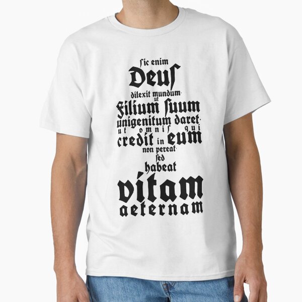 John 3:16 (Latin) Classic T-Shirt