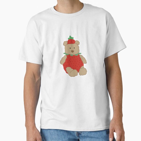 Strawberry Bartholomew Jellycat Bear  Classic T-Shirt