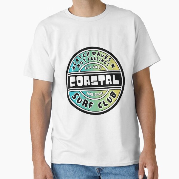 Retro Coastal Surf Club Classic T-Shirt