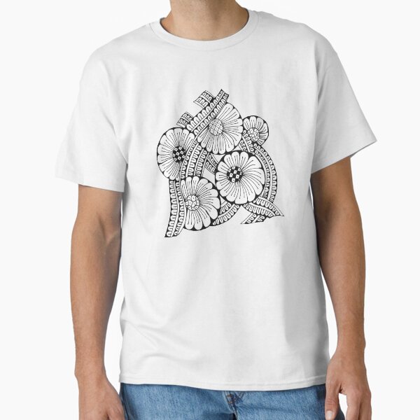 The path of flowers Classic T-Shirt