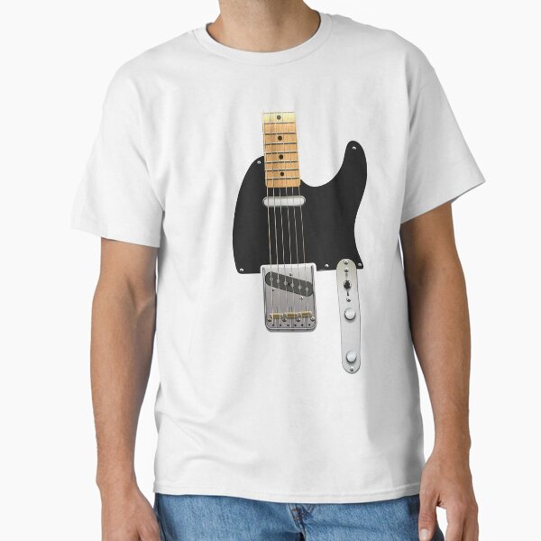 TELE STYLE GUITAR DIGITAL ILLUSTRATION Classic T-Shirt