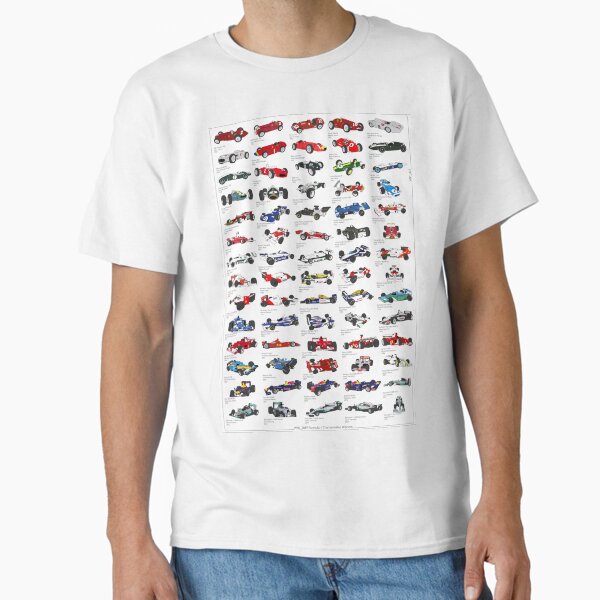 1950_2019 Formula 1 championship winners Classic T-Shirt