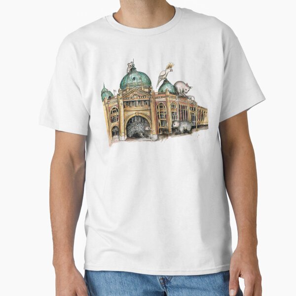 Flinders street station Melbourne Classic T-Shirt