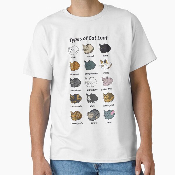 The Types of Cat Loaf Classic T-Shirt